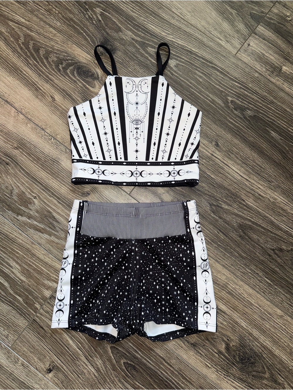 Sylvia P two-piece Celestial Crop set